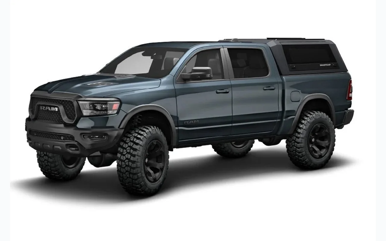 storage box for truck bed mounted in a pickup bed