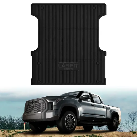 LASFIT Custom-Fit TPE Truck Bed Mat