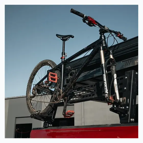 Cali Raised LED Bed Rack Bike Mount