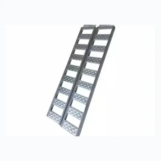 7.5 ft 1,500 lb Lightweight Folding Aluminum Truck Loading Ramps, 2-Piece