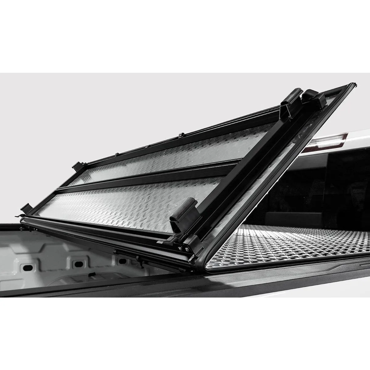 LOMAX Folding Hard Tonneau Cover for Midsize Trucks, Model-Specific Fit