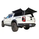 OVS Expedition Stainless Steel Truck Cap with Wing Doors for Ford Ranger 5 ft Bed view 2