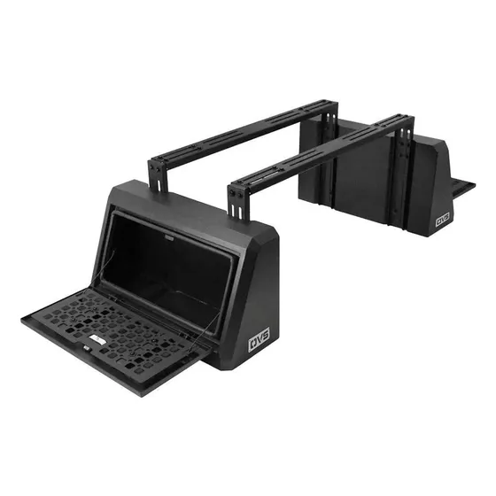 OVS Lockable Pod Rack Truck Bed Storage System with Adjustable Crossbars