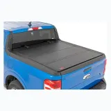 Rough Country Hard Tri-Fold Aluminum Tonneau Cover for 2022-2026 Ford Maverick view 1