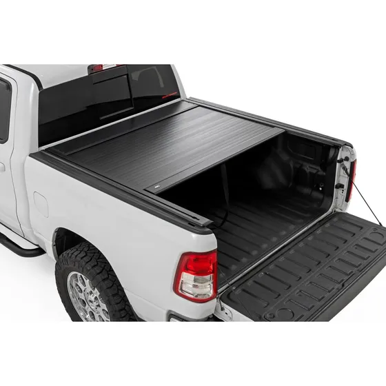 Rough Country Manual Retractable Tonneau Cover for Ram 1500 and TRX 5 ft 7 in Bed