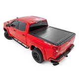 Rough Country Manual Retractable Tonneau Cover for Silverado and Sierra 1500 5 ft 8 in Bed view 2