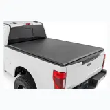Rough Country Soft Roll-Up Tonneau Cover for 2017-2023 Ford F-250 and F-350 view 2