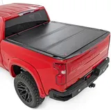 Rough Country Hard Tri-Fold Tonneau Cover for truck beds