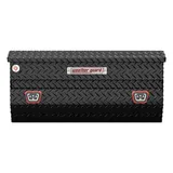 Weather Guard Aluminum Compact All-Purpose Truck Chest Tool Box, Gloss Black view 1