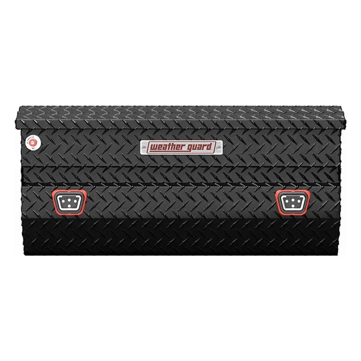 Weather Guard Aluminum Compact All-Purpose Truck Chest Tool Box, Gloss Black