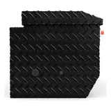 Weather Guard Aluminum Compact All-Purpose Truck Chest Tool Box, Gloss Black view 3
